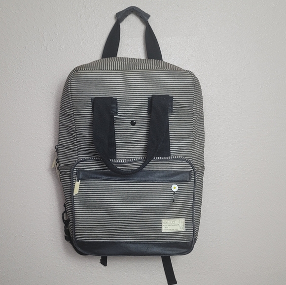 ex instint Other - HEX INSTINCT CONVERTIBLE BACKPACK GREY WOVEN